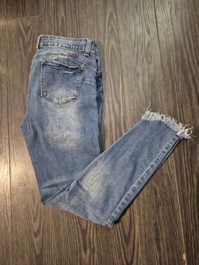 GUC Wax distressed jeans, size 11, medium wash